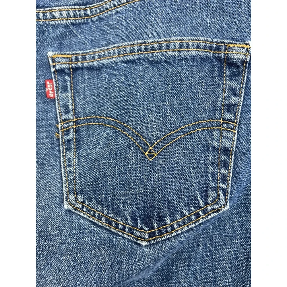 Vintage Levi's Men's 501 Button Fly Classic Blue Denim Jeans Size 34X34